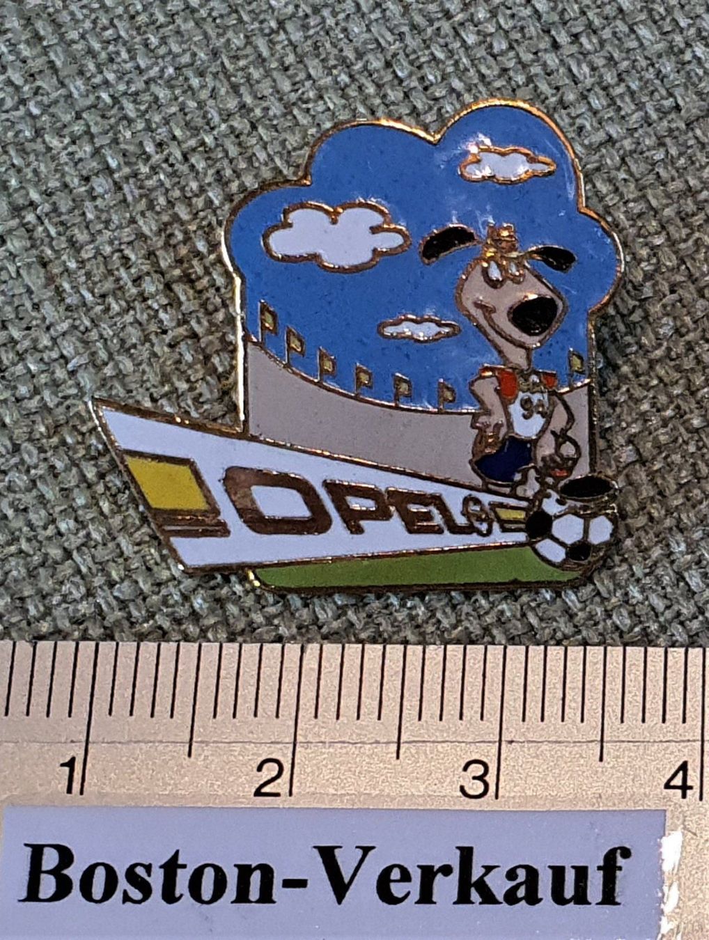 Placchette & Badge: B424 - Pin Opel WM 1994 – Usato da Reinach BL venduto da Boston-Verkauf 2