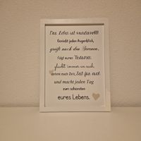 Motivationsbild mit Spruch: "Das Leben ist wundervoll!"