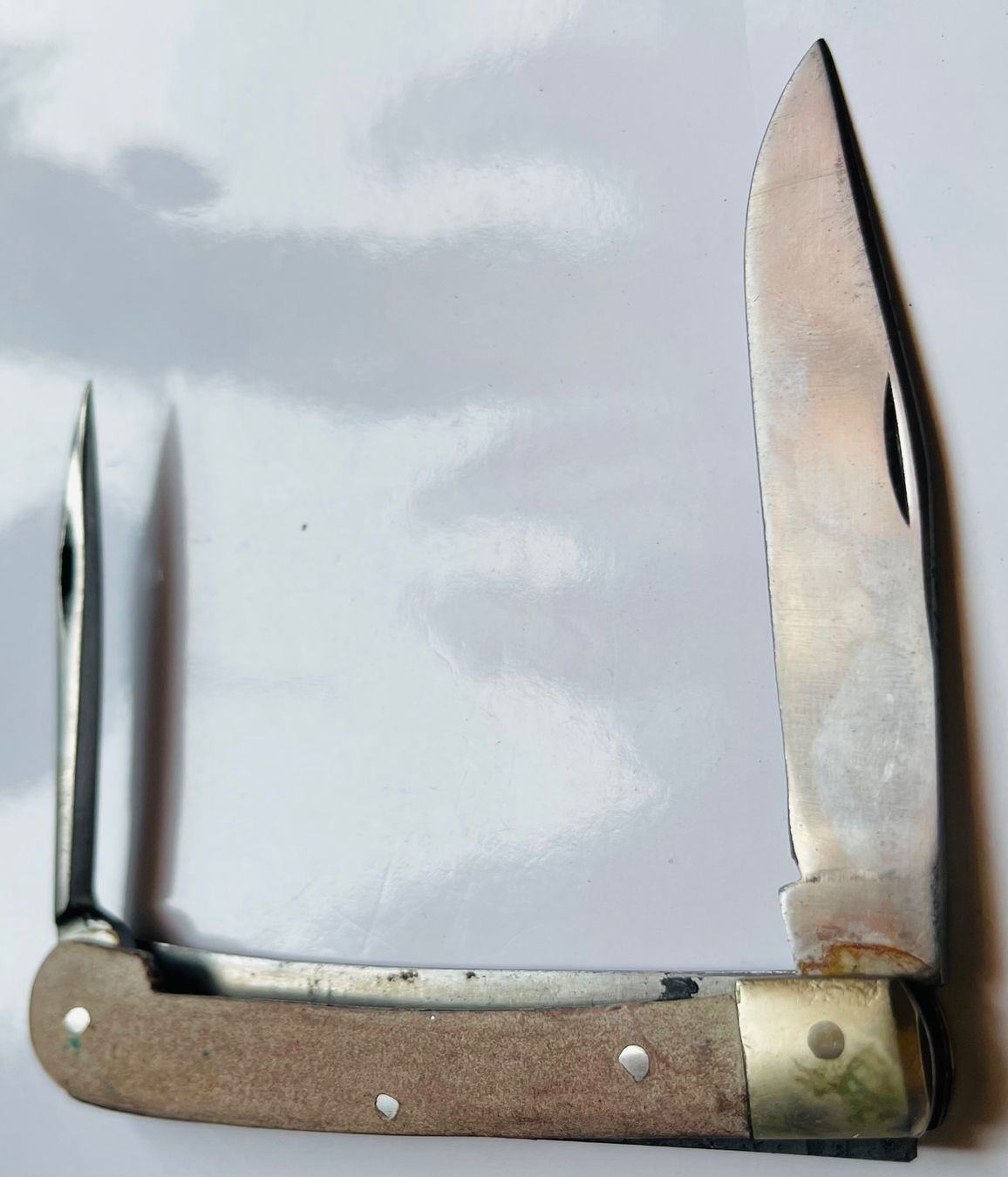 Coltelli tascabile: Antikes Sackmesser , grosse Klinge und eine Ahle – Usato da Basel venduto da TOMFAN 1