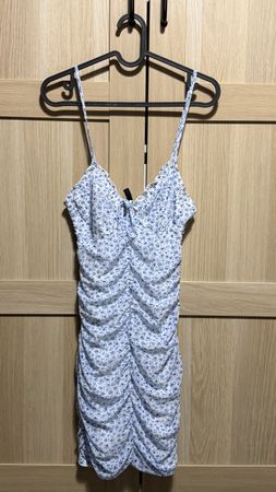 blue/white dress from h&m in S