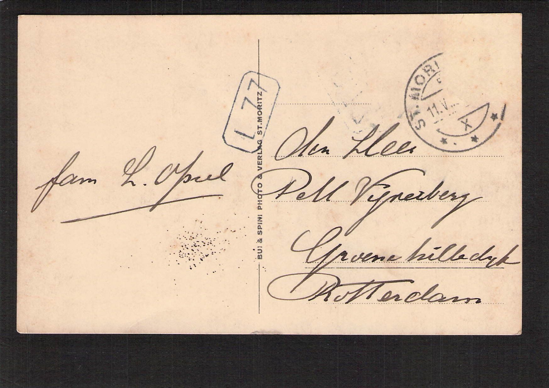 Cartoline postali: #Echtfotokarte St. Moritz – Usato da Reichenburg venduto da Pipo-67 1