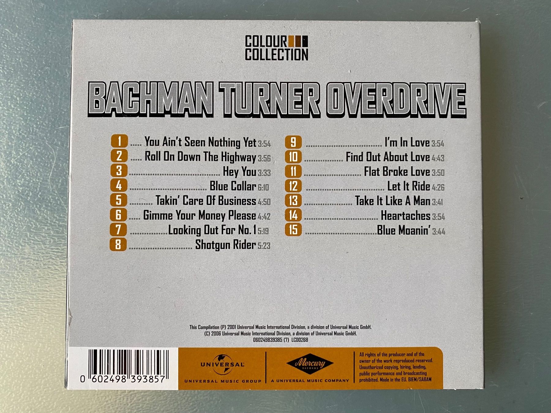 CDs: Bachman Turner Overdrive - Colour Collection – Gebraucht aus Oberried Brienz von Chyara 1