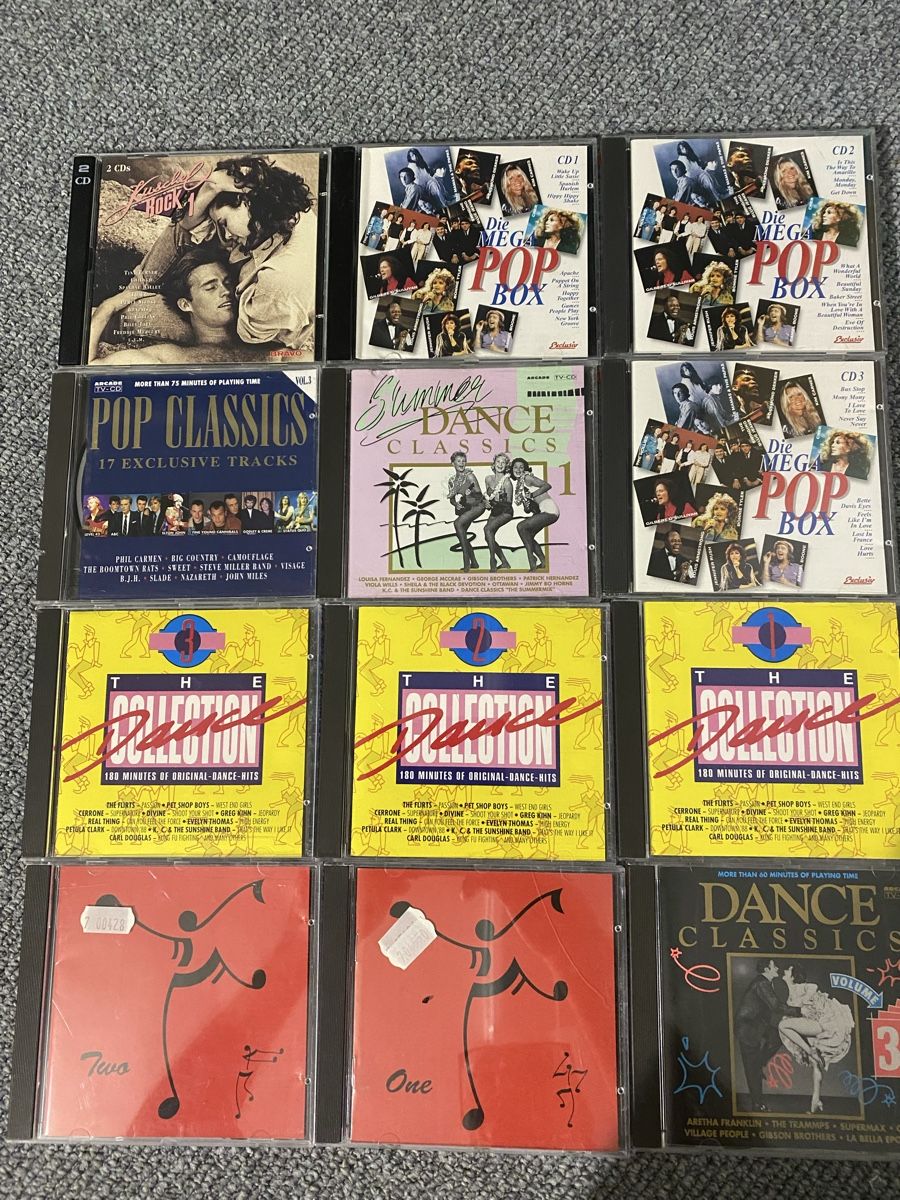 CD: 12 CD Sampler Pop/Dance Collection – Usato da Diessbach b. Büren venduto da cowansville