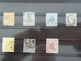 Luxemburg, ab Anfang, ungezähnte Marken