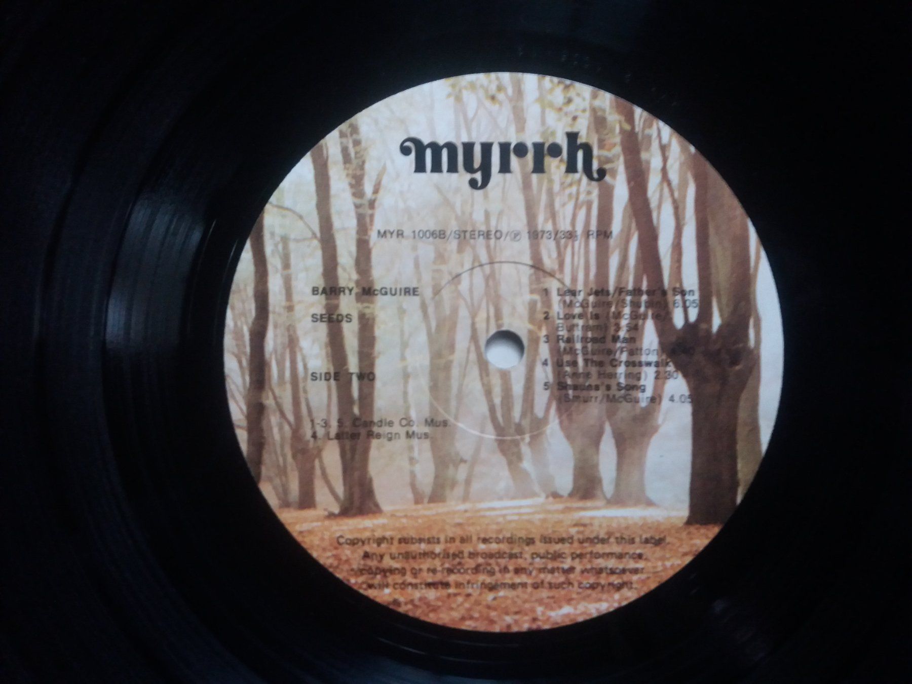 Dischi in vinile: LP (Barry McGuire) seeds – Usato da Meyrin venduto da toutatis 3