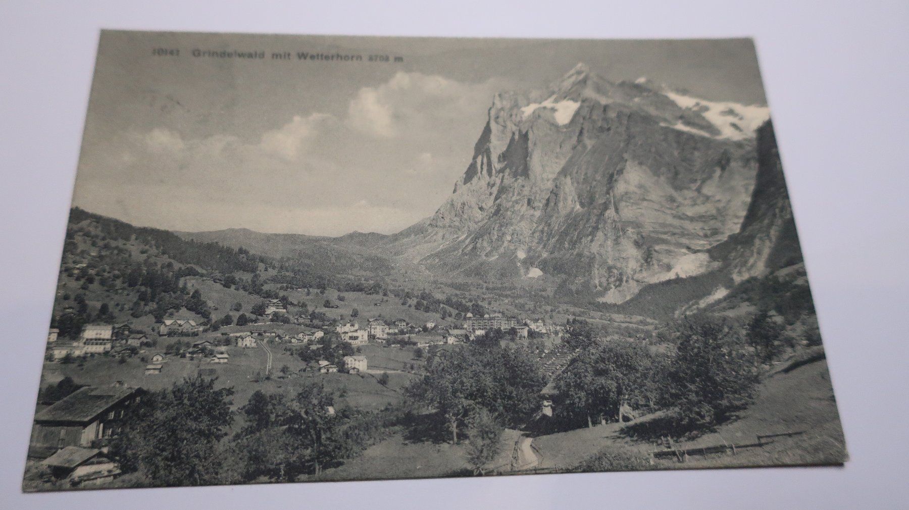 Ansichtskarten: Grindelwald mit Wetterhorn 3703m – Gebraucht aus Cormoret von Pascalll2001 1