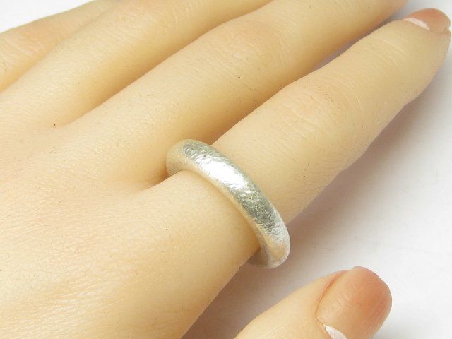 Anelli: Pneu Ring Silber 925 Hammerschlag Gr. 54 – Usato da Ermatingen venduto da Decovin 2