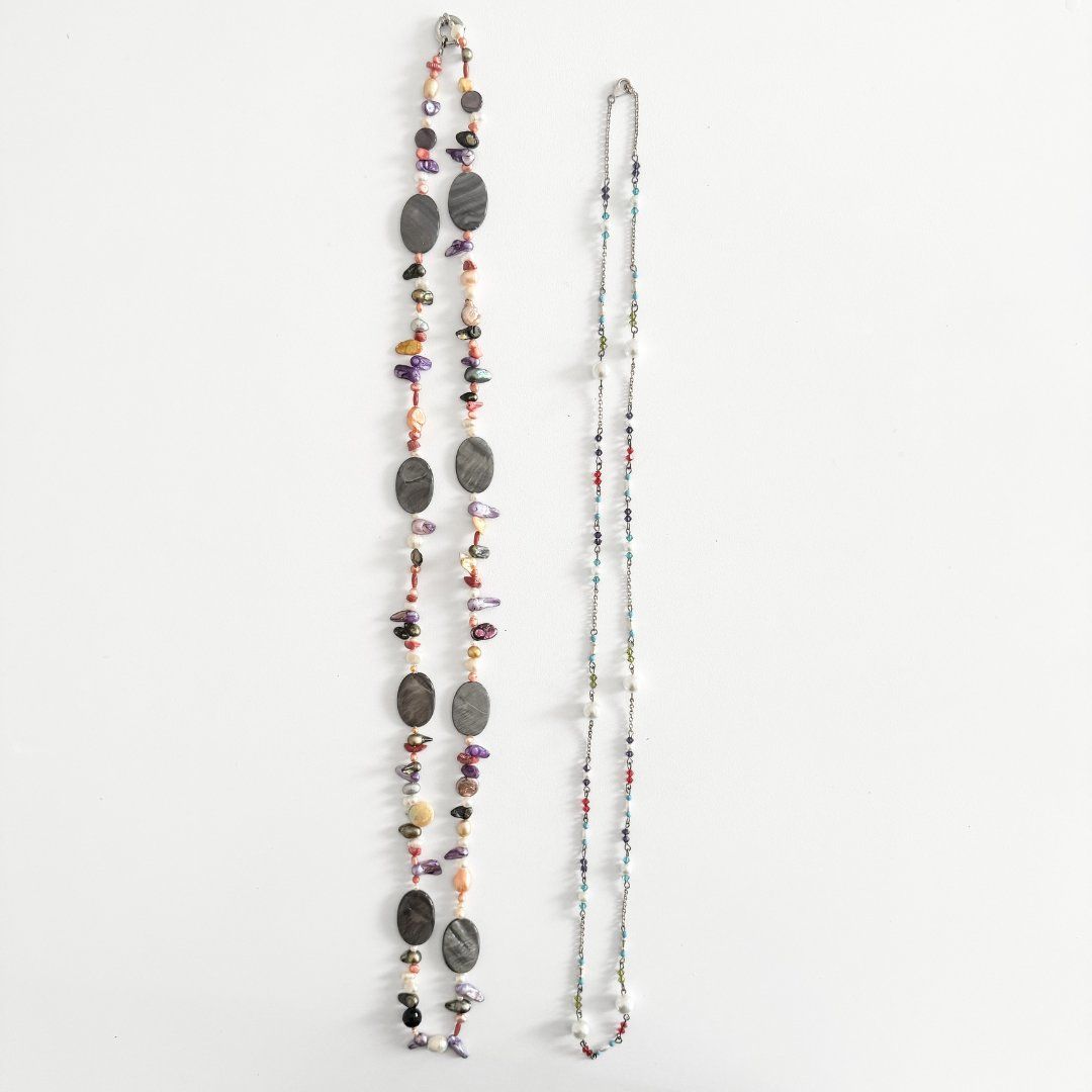 Altri gioielli: Lots de 2 colliers multicolores – Usato da Vevey venduto da secondlifevevey