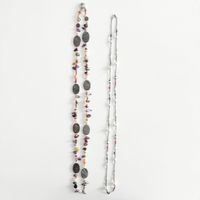 Lots de 2 colliers multicolores