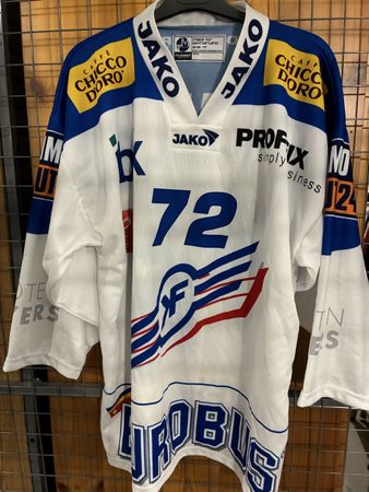Eishockey Trikot von Gunten EHC Kloten Jako Grösse M