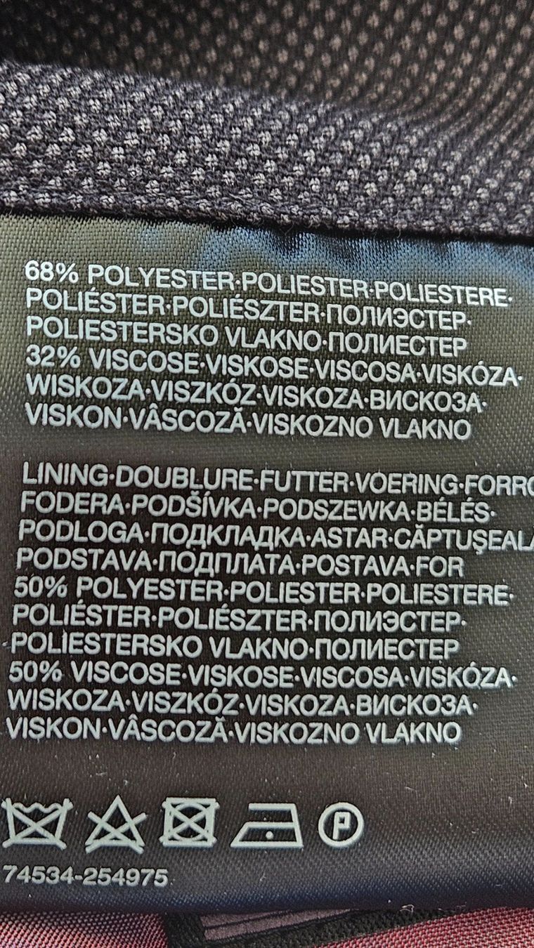 C&A Giacche: Herren Sakko 54 C&A Anthrazit Blazer Polyester/Viskose – Usato da Gossau ZH venduto da Goes05 9