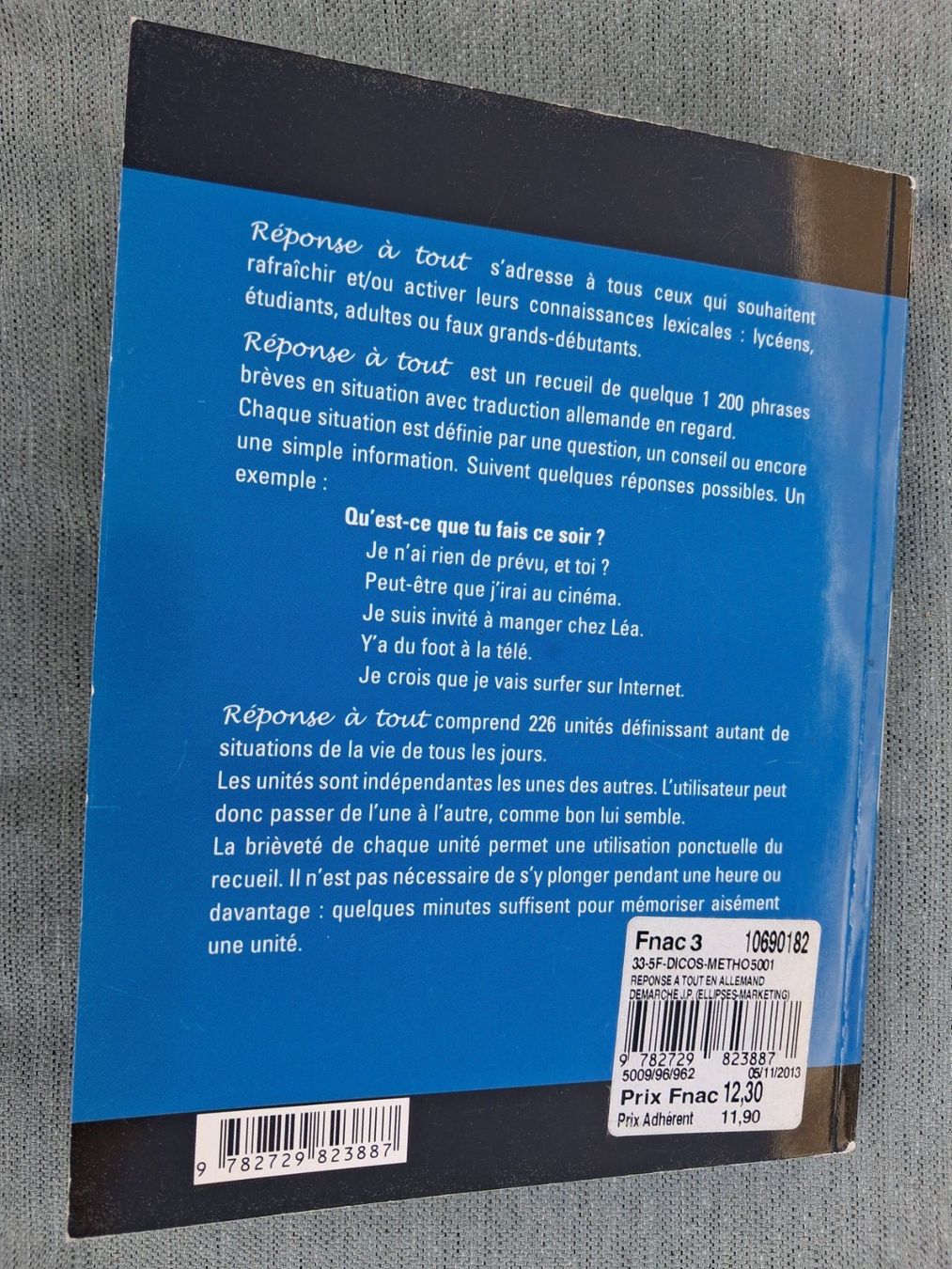 Libri: Allemand - réponse à tout - Ellipses – Usato da Fully venduto da Minouchka 4