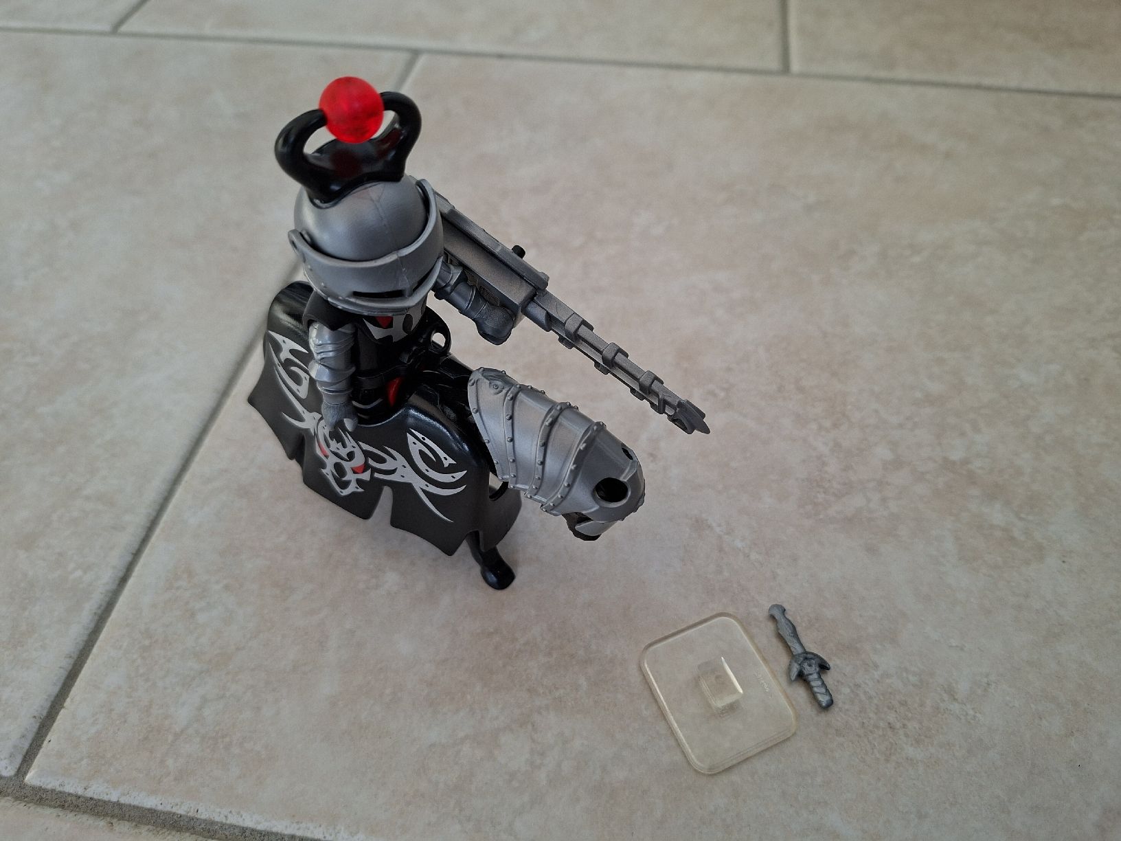 Playmobil Giocattoli: Playmobil Drachenreiter mit LED Schwert 4841 – Usato da Büsserach venduto da Grenzstein