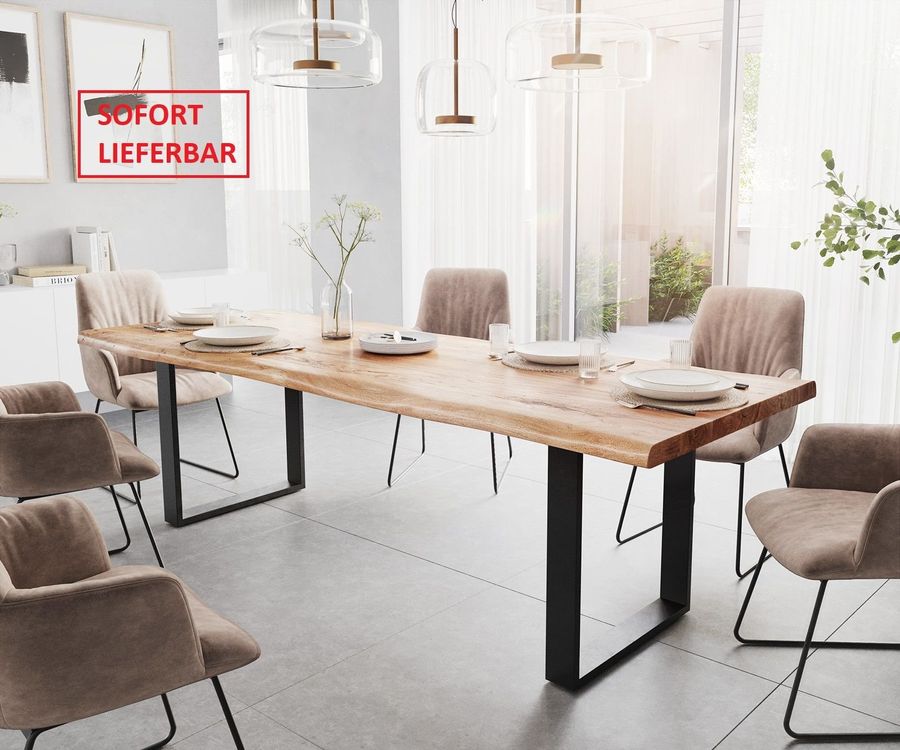 Endo-Moebel XXL Esstisch Lungo 130 Cm - 405 Cm Erweiterbar