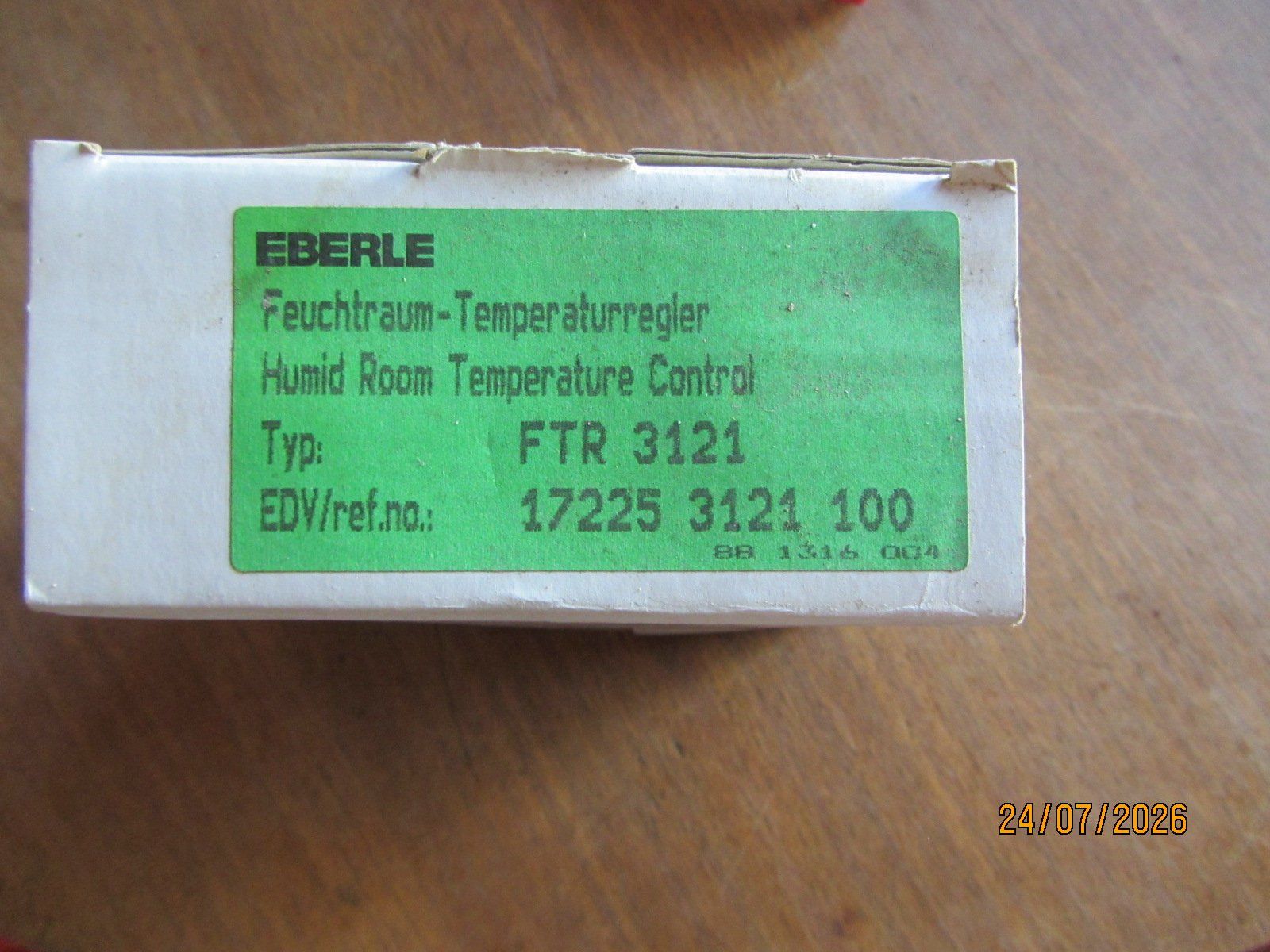 Interruttori: Feuchtraum Thermostat Eberle FTR 3121 – Nuovo e nell'imballaggio originale da Boll venduto da Huweli