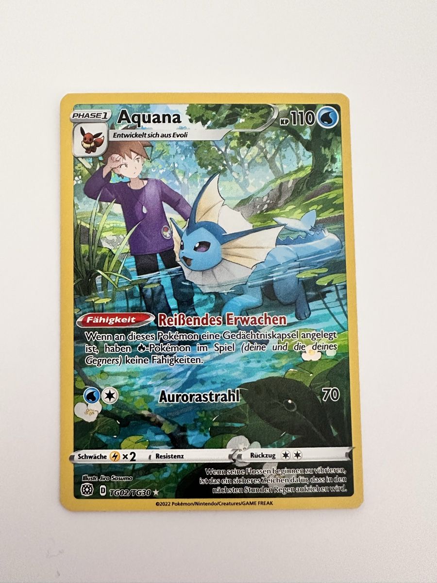 Pokémon Carte collezionabili: Pokemonkarte Aquana – Nuovo (secondo la descrizione) da Grindel venduto da a.lie