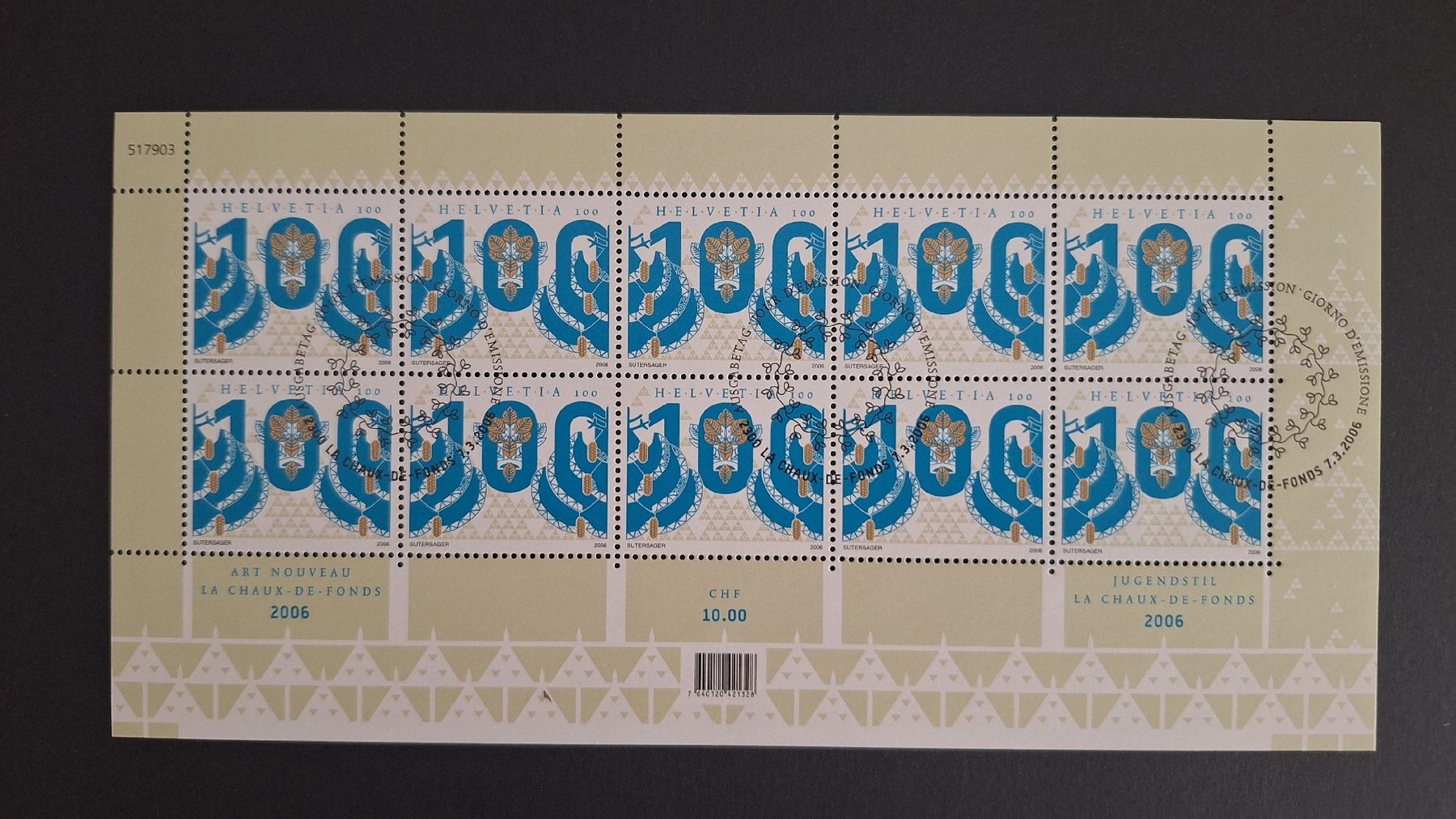 Alle Briefmarken: 2006,Nr.1190-1191 2×Kleinbogen ET – Neu (gemäss Beschreibung) aus Pratteln von walti-6060 1