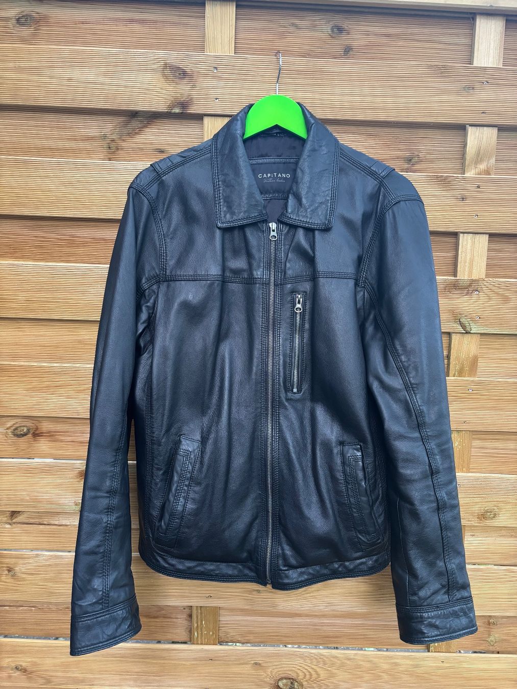 Giacche: Veste en cuir CAPITANO.Taille 52 – Usato da Delémont venduto da Vendeur_3