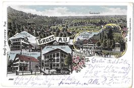 Au (Rheinthal) Lithografie 5 Bilder