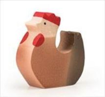 Huhn stehend braun Trauffer