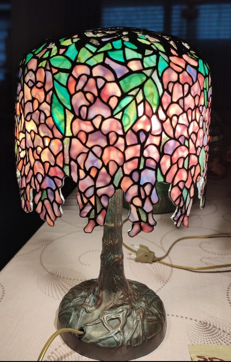Lampade: Tiffany Lampe "Mini Wisteria tree" – Usato da Volketswil venduto da rerererarara