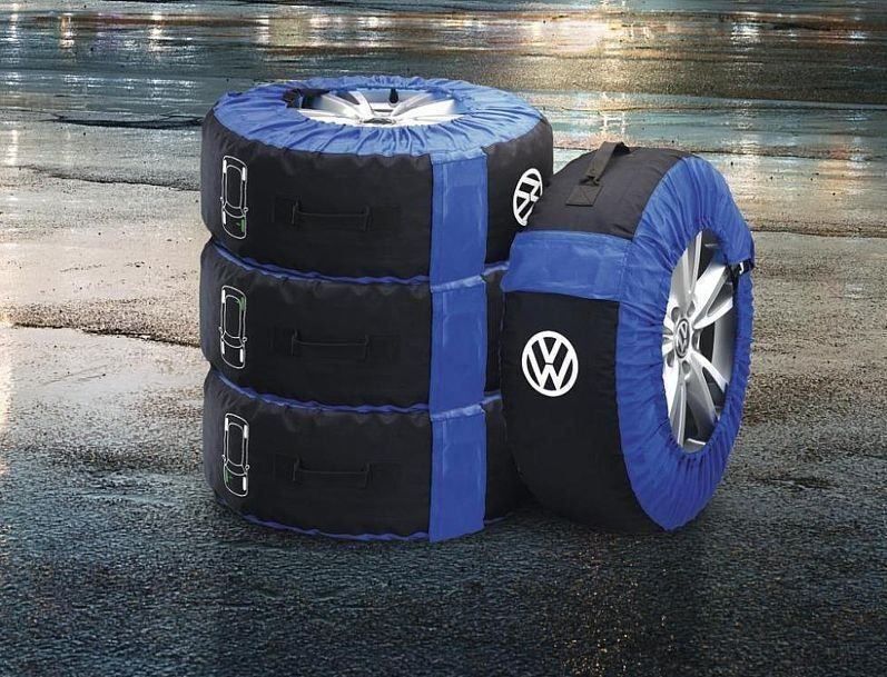 GOMETY Reifentaschen Set - 5 Stück Wasserdichte Reifenabdeckungen Für Lagerung & Transport