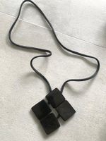 collier cuir avec carrés synthétiques (boutique Downtown)