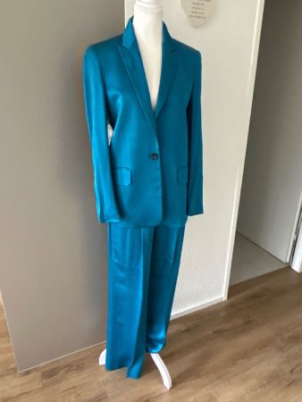 Eleganter Damen Hosenanzug  Petrol von Luisa  Cerano