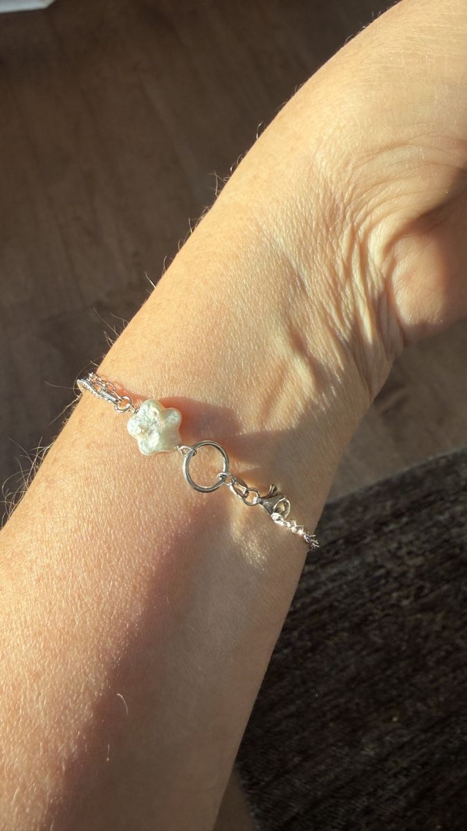 Bracciali & Braccialetti: Feines Silber-Armband mit Perle, neu ! – Nuovo e nell'imballaggio originale da Ebikon venduto da Leonidas2 4