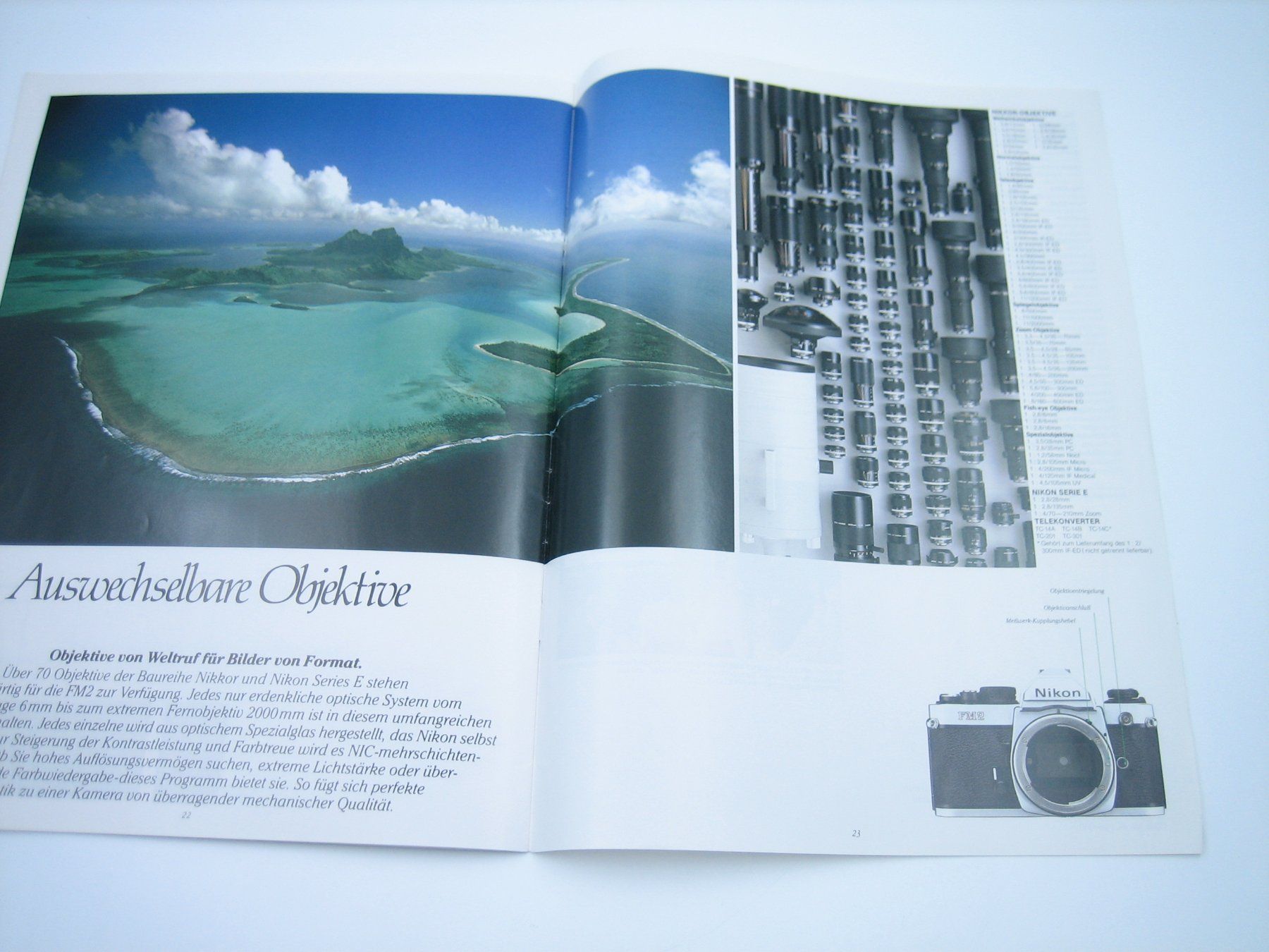 Nikon Fotocamera: Nikon FM2 alter Prospekt/Katalog – Usato da Zürich venduto da Tomi118 8