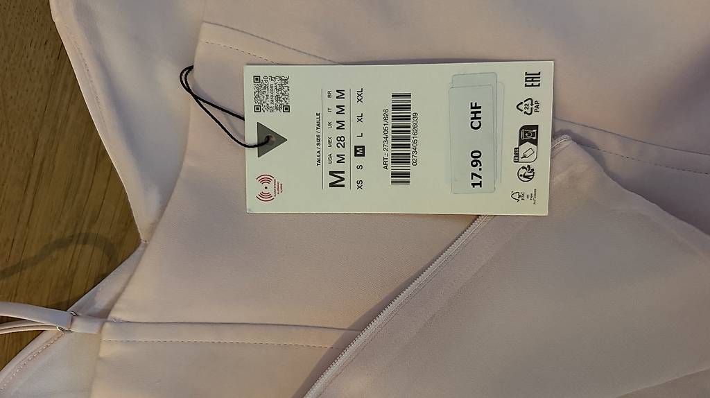 Camicette: Zara Oberteil Gr.M – Nuovo e nell'imballaggio originale da Domat/Ems venduto da noe_xkb7 4