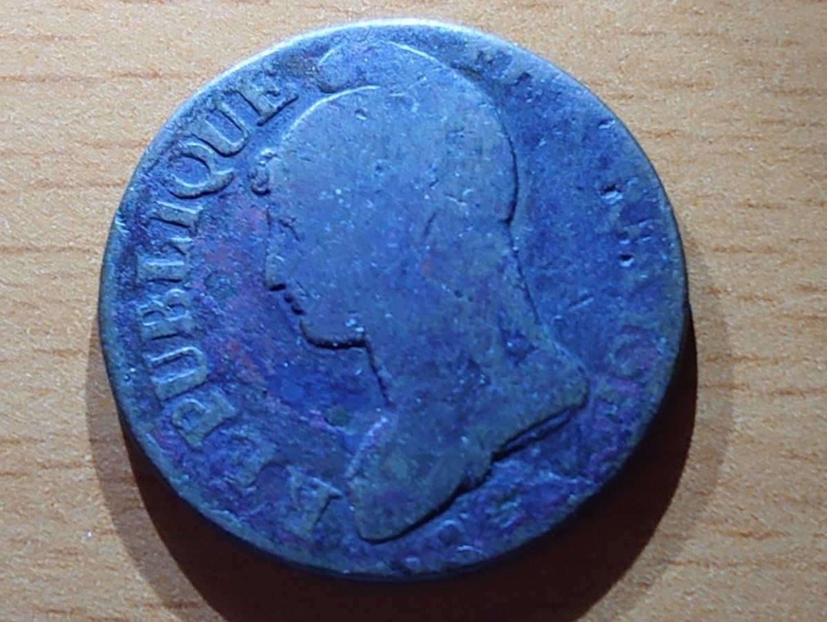 Tutti le monete: Genève / Genf: 5 Centimes An 9 – Usato da Pfungen venduto da Aguti77