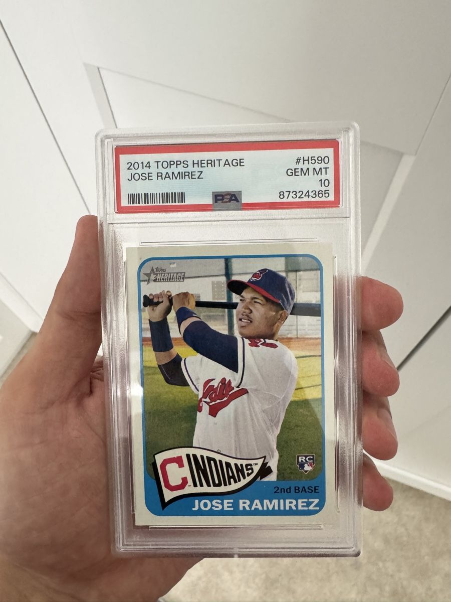 Topps Carte collezionabili: 2014 Topps Heritage Jose Ramirez PSA 10 Gem MT – Nuovo (secondo la descrizione) da Horgen venduto da TenzinL