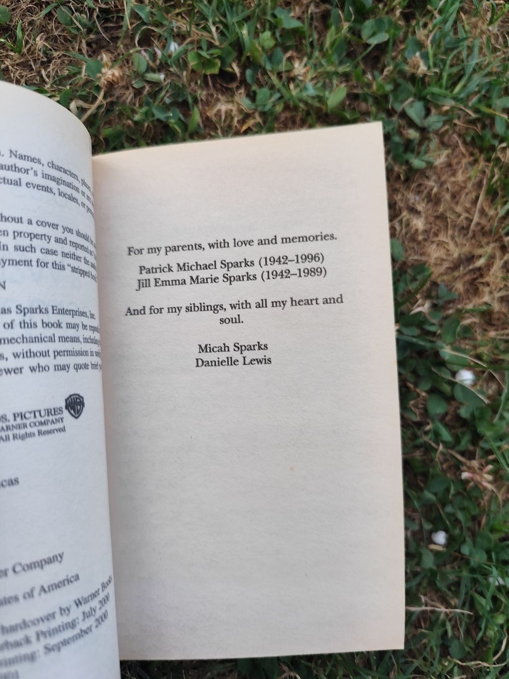 Libri: Nicholas Sparks A Walk to Remember paperback used condition – Usato da Mägenwil venduto da VintageGirly 6