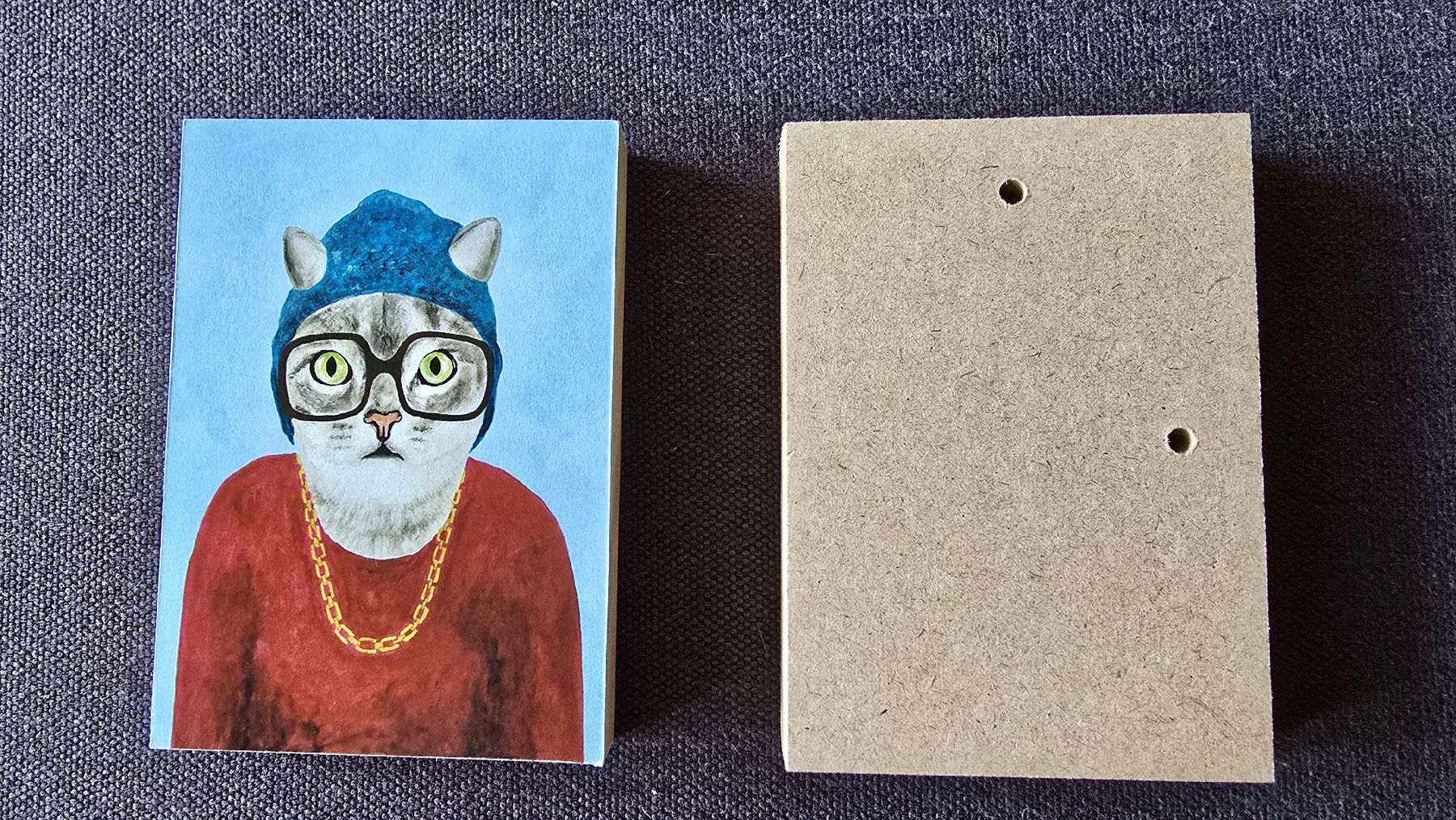 Foto & Immagini: Katzenbilder auf Holz – Usato da Triesen venduto da Vanlie 1