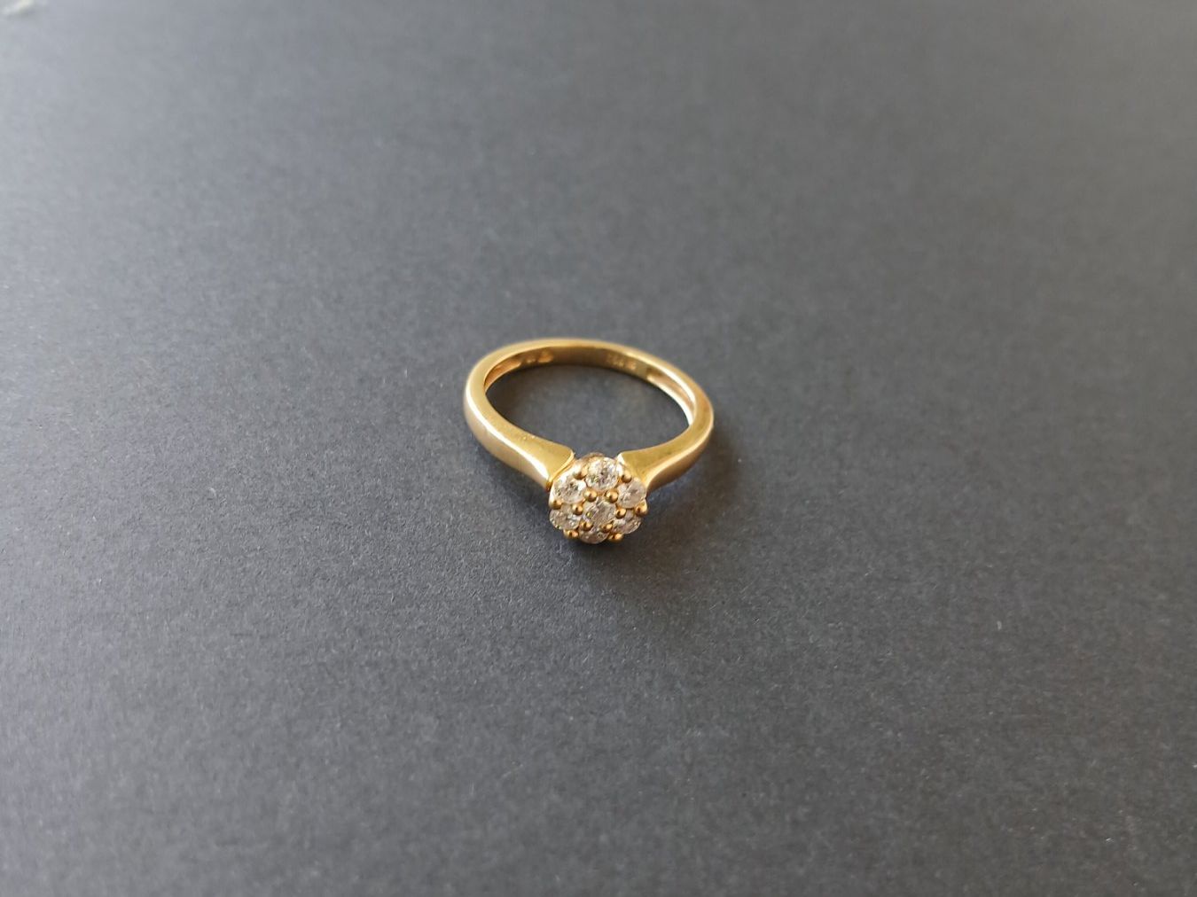 Anelli: Ring, Gelbgold, 18K, 7 Diamanten – Usato da Basel venduto da luc_vk5x 1