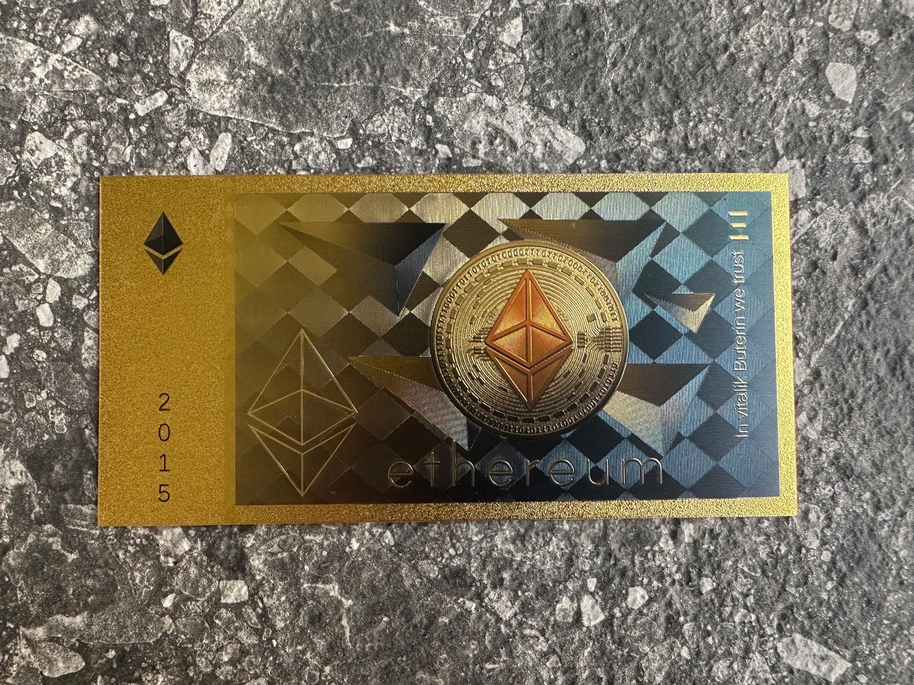 Banconote: Etherium Sammlerbanknote – Nuovo e nell'imballaggio originale da Thun venduto da tulu_1995