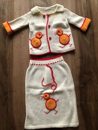 Baby Jacke und Strampelsack - selbstgestrickt