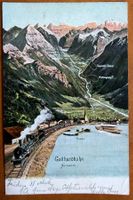 Gotthardbahn - Train vapeur - Flüelen - Map 1906