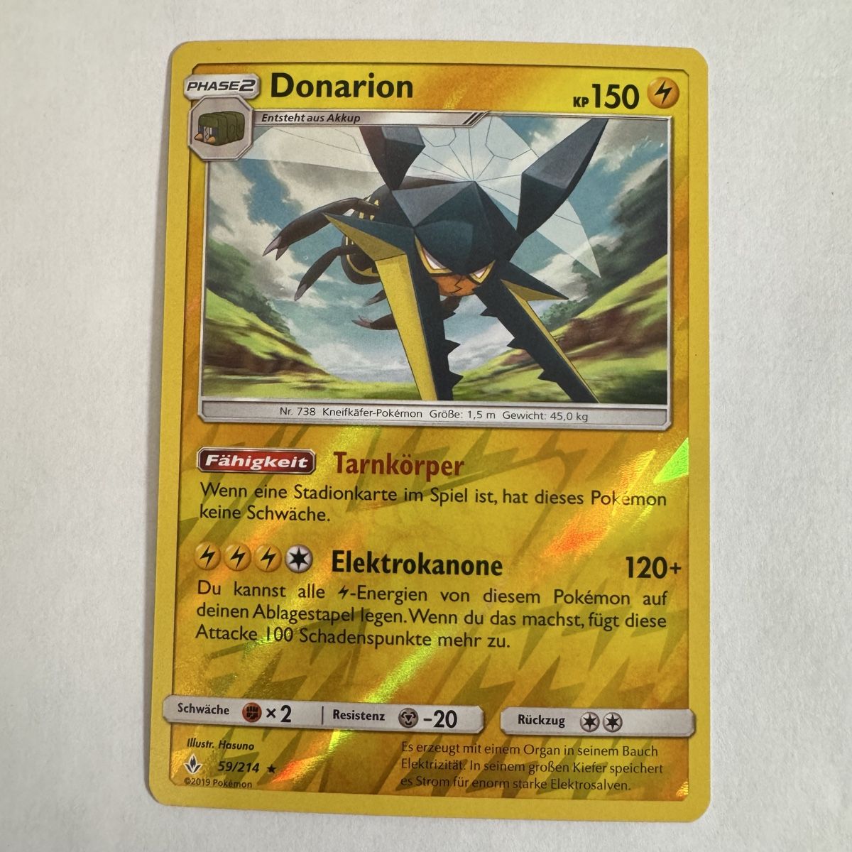 Pokémon Cartes à collectionner: Pokémon Vikavolt - 59 / 214 - DE – Neuf (Voir description) à Staad SG par miaCards