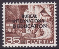 BIE SBK-Nr. 35 (Technik und Landschaft 1950) ungebraucht *
