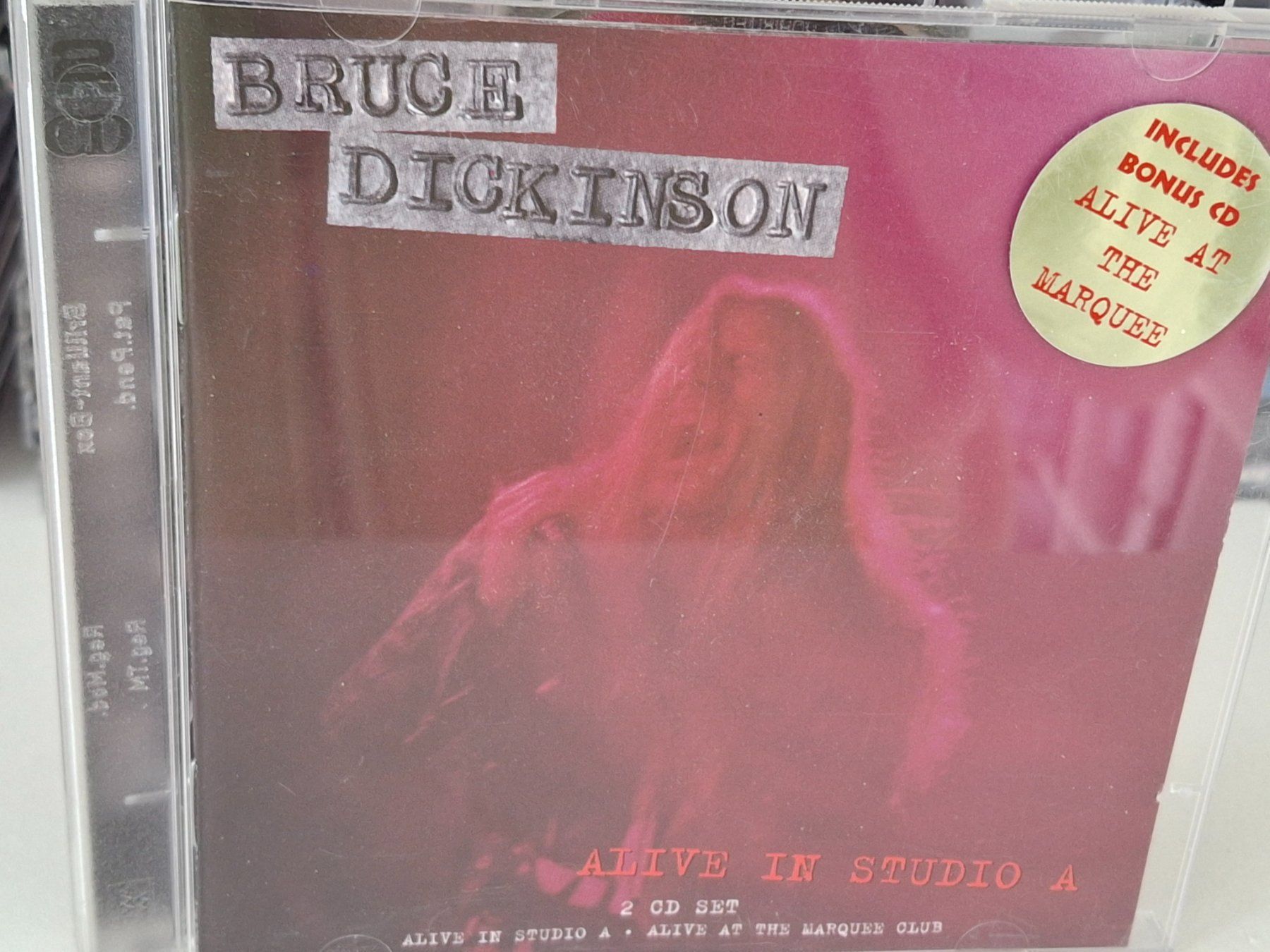 CDs: 2CD Bruce Dickinson - Alive in Studio A / seltene CD – Gebraucht aus Aarberg von Jackup1