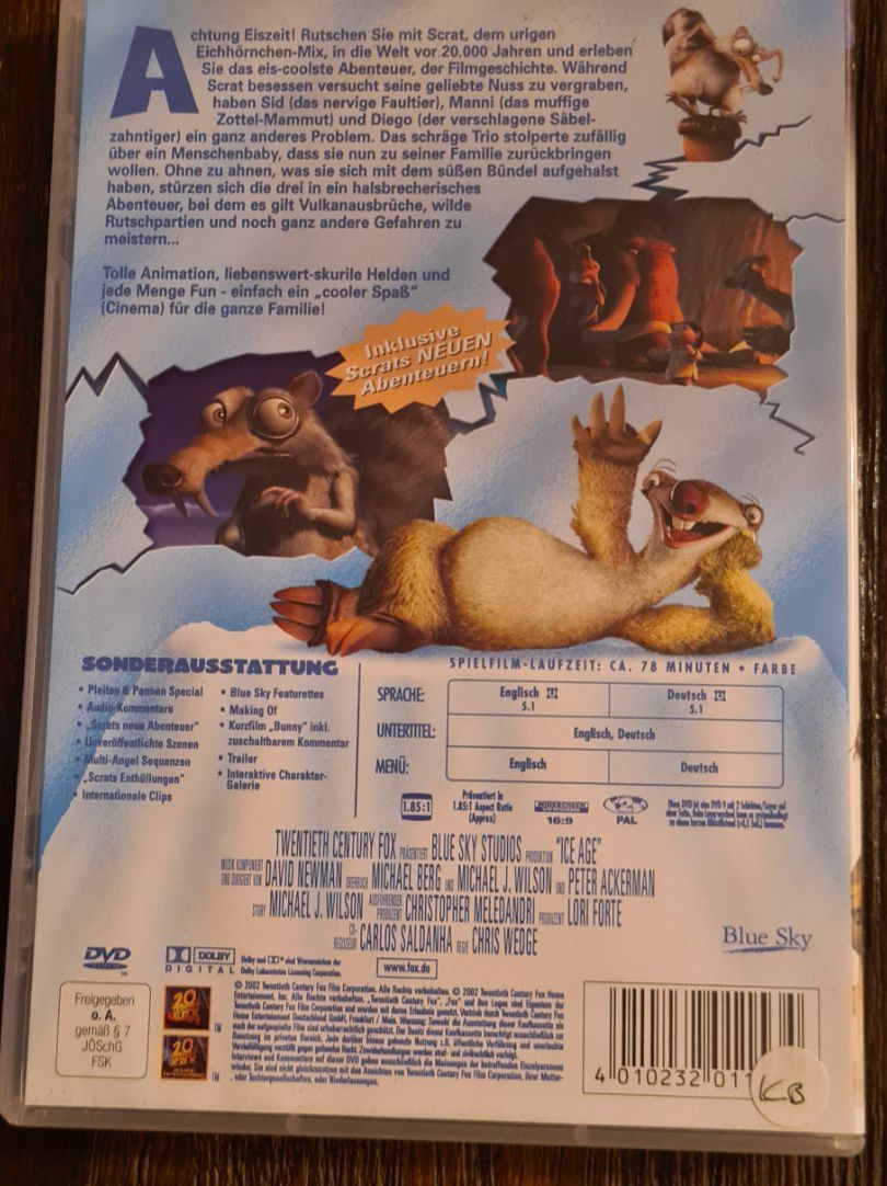 Tutti i DVDs: Ice Age (H) – Usato da Oberkirch LU venduto da ThE_CoLLecTor666 1