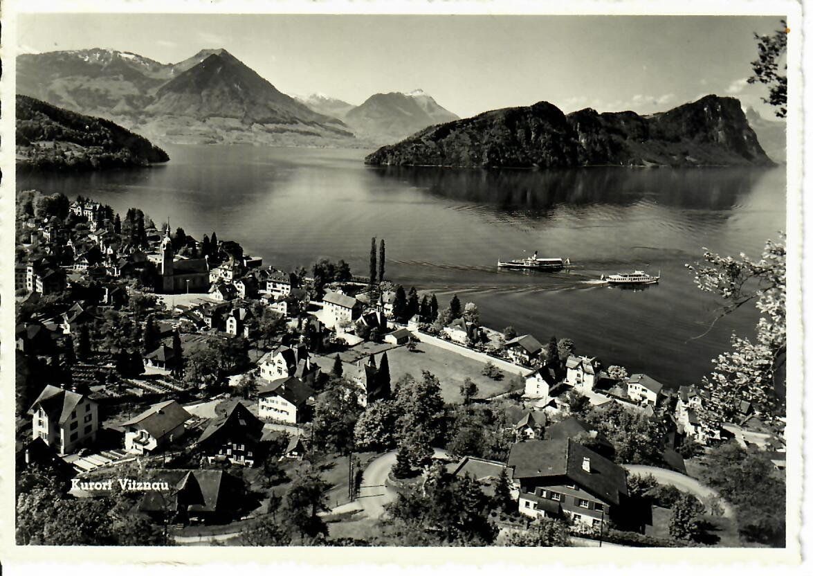 Cartoline postali: Kurort Vitznau – Usato da Hochdorf venduto da Ziegel-16