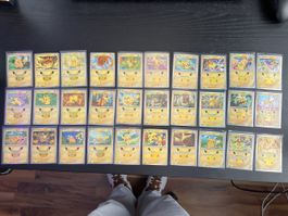 Alle 30 Pikachu Karten vom 30th Celebration Englisch