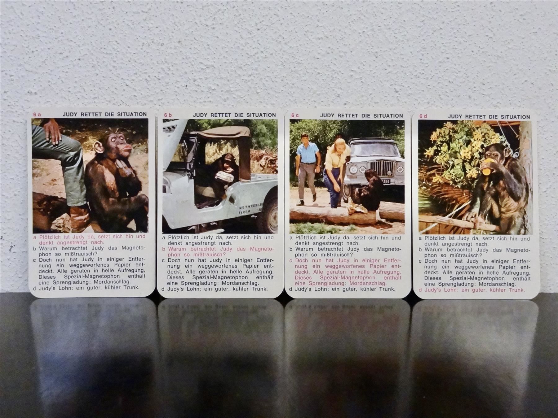 Giochi: schönes altes Quartett DAKTARI 2 – Usato da Kerzers venduto da wisaundso 9
