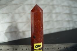 Hämatit Quarz   Spitze     70mm x 23mm     TOPSTONE