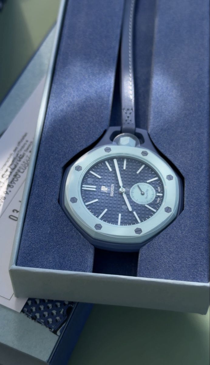 Swatch Orologi: Audemars Piguet x Swatch watch – Nuovo e nell'imballaggio originale da Paradiso venduto da viorea 2