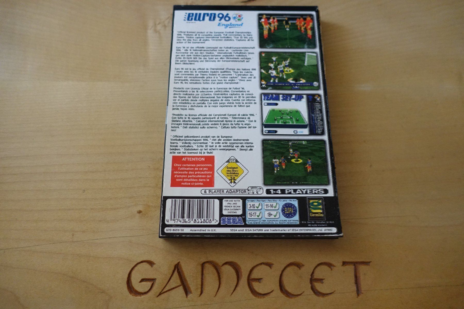 Sega Spiele: UEFA Euro 96 England – Gebraucht aus Steinach von Gamecet 2