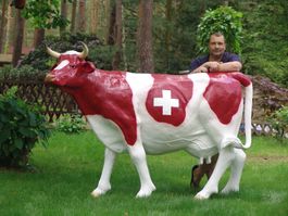 Kuh lebensgroß / Lieferung Schweiz per Spedition / 3D Modell